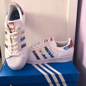 Adidas Superstar Original Floral Stripes RARE FARM